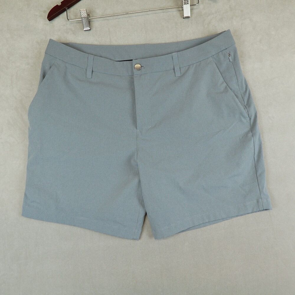 Lululemon ABC Classic Fit Shorts Mens 36 Belgian Blue WovenAir  LM7BGUS 7"